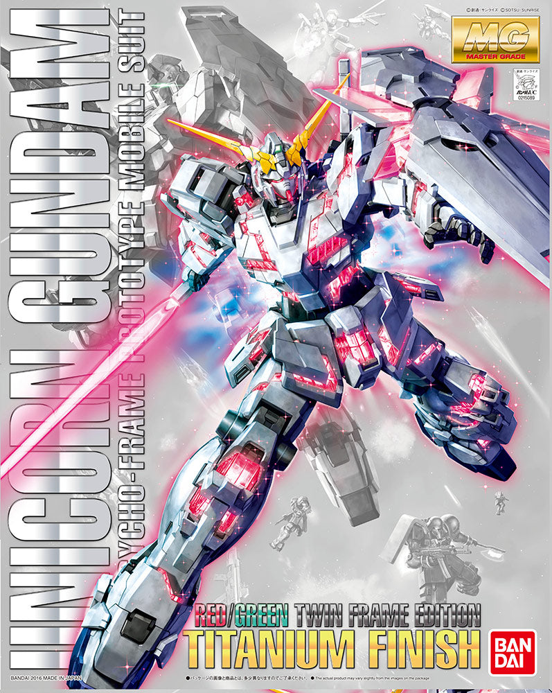 MG Gundam Unicorn Red/Grn F Titan 1/100