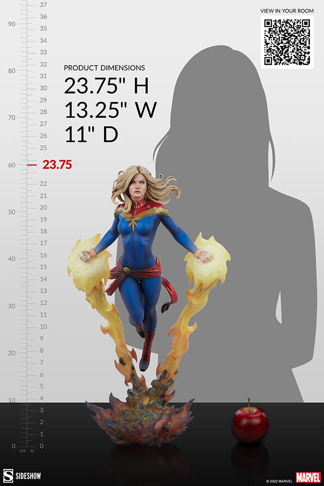 Marvel Premium Format Statue Captain Marvel 60 cm (AUF ANFRAGE)