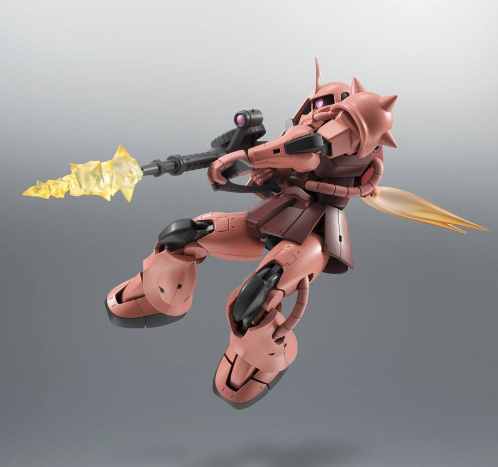 Mobile Suit Gundam Robot Spirits Action Figur (Side MS) MS-06S ZAKU II CHAR'S CUSTOM MODEL ver. A.N.I.M.E. xx cm