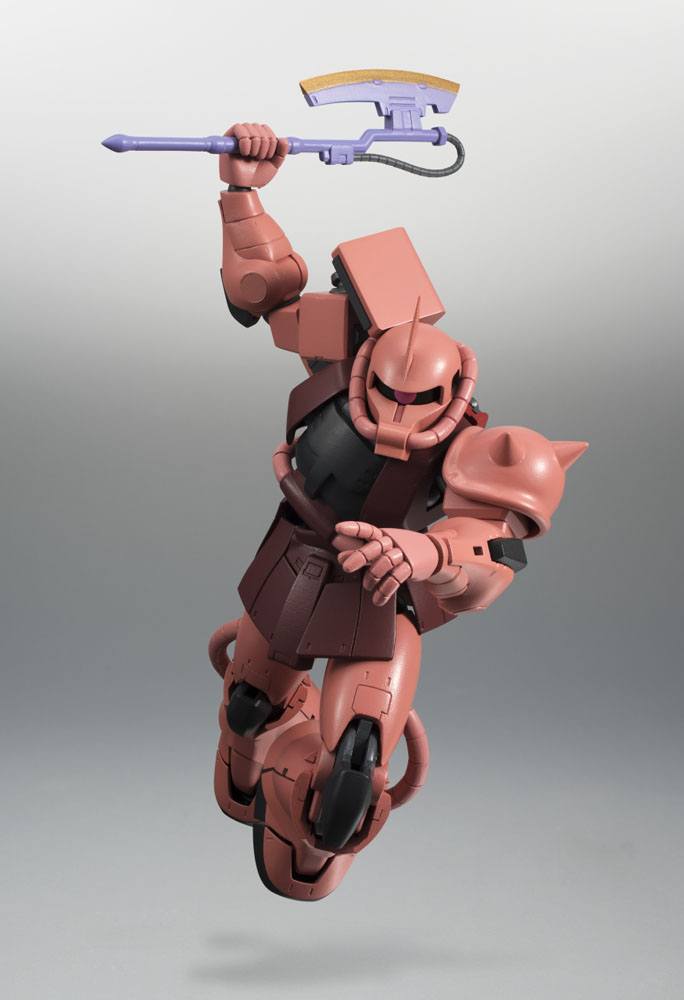 Mobile Suit Gundam Robot Spirits Action Figur (Side MS) MS-06S ZAKU II CHAR'S CUSTOM MODEL ver. A.N.I.M.E. xx cm