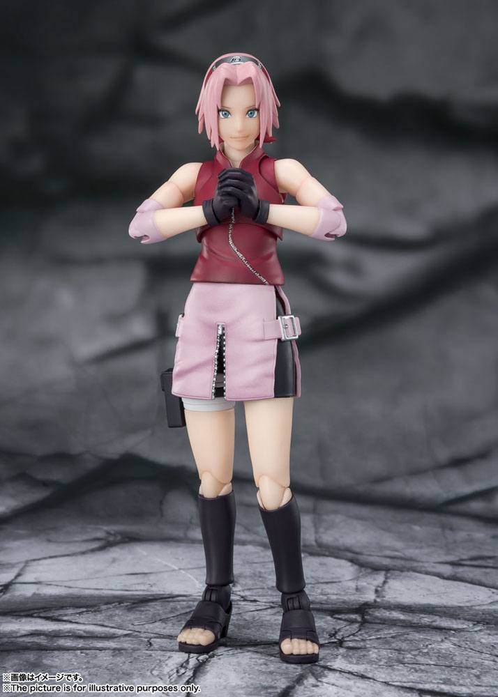 Naruto Shippuden SH Figuarts Actionfigur Sakura Haruno - Erbe von Tsunades unbezähmbarem Willen - 14 cm (ON DEMAND)