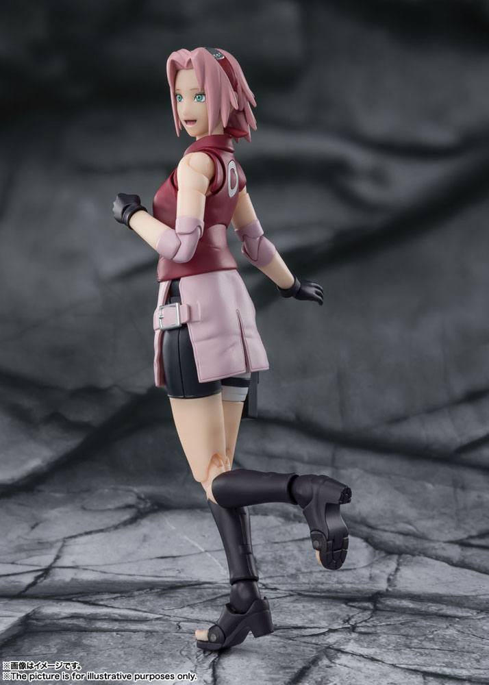 Naruto Shippuden SH Figuarts Actionfigur Sakura Haruno - Erbe von Tsunades unbezähmbarem Willen - 14 cm (ON DEMAND)