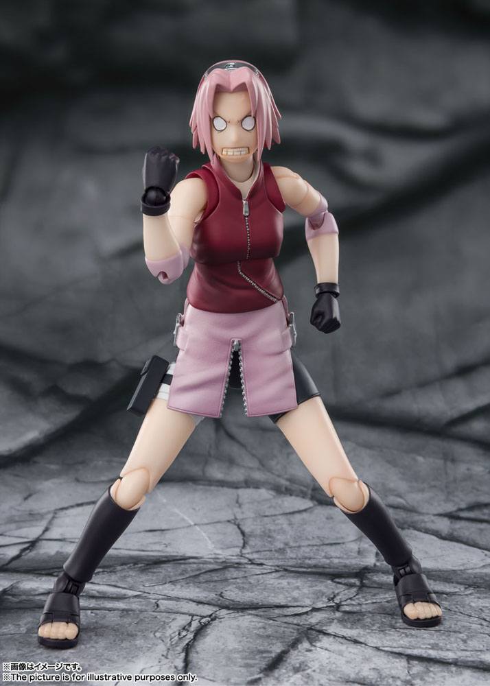 Naruto Shippuden SH Figuarts Actionfigur Sakura Haruno - Erbe von Tsunades unbezähmbarem Willen - 14 cm (ON DEMAND)