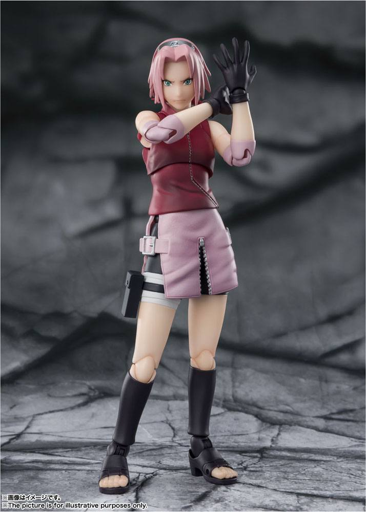 Naruto Shippuden SH Figuarts Actionfigur Sakura Haruno - Erbe von Tsunades unbezähmbarem Willen - 14 cm (ON DEMAND)