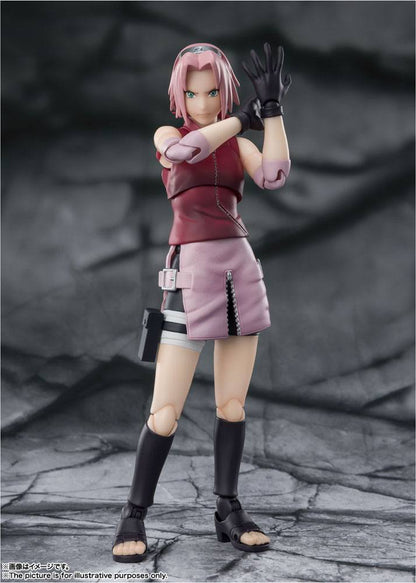 Naruto Shippuden S.H. Figuarts Action Figur Sakura Haruno - Arver af Tsunades ukuelige vilje - 14 cm (ON DEMAND)