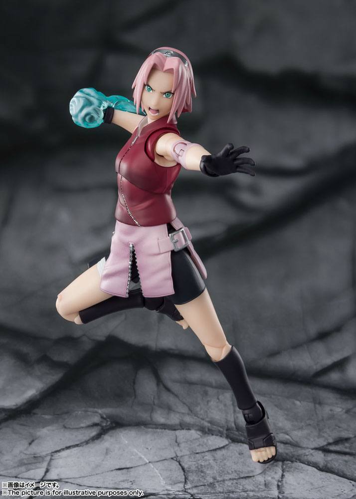 Naruto Shippuden SH Figuarts Actionfigur Sakura Haruno - Erbe von Tsunades unbezähmbarem Willen - 14 cm (ON DEMAND)