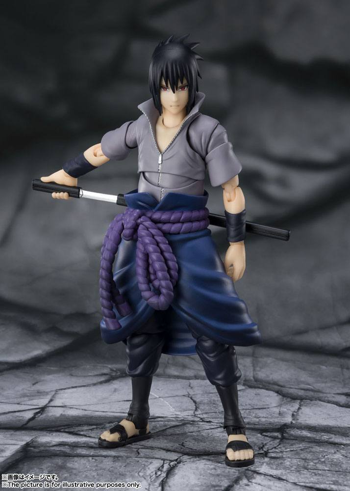 Naruto Shippuden SH Figuarts Action Figure Sasuke Uchiha - The One Who Bears All Hate - 15 cm
