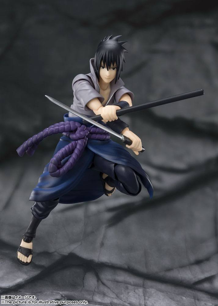 Naruto Shippuden SH Figuarts Action Figure Sasuke Uchiha - The One Who Bears All Hate - 15 cm