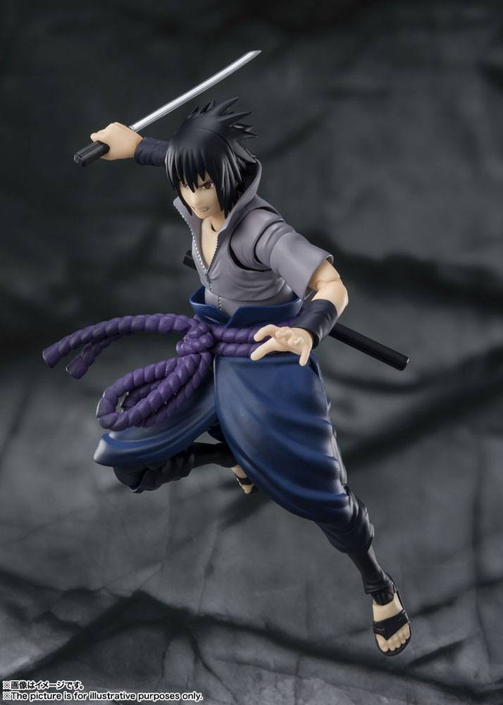 Naruto Shippuden SH Figuarts Action Figure Sasuke Uchiha - The One Who Bears All Hate - 15 cm