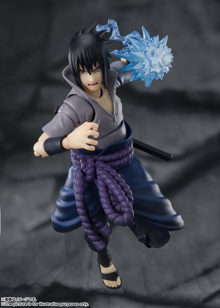 Naruto Shippuden SH Figuarts Action Figure Sasuke Uchiha - The One Who Bears All Hate - 15 cm