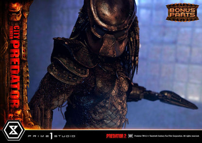 Predator 2 Museum Masterline Statue 1/3 City Hunter Predator Deluxe Bonusversion 105 cm