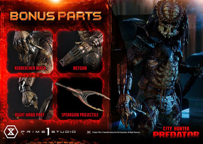 Predator 2 Museum Masterline Statue 1/3 City Hunter Predator Deluxe Bonusversion 105 cm