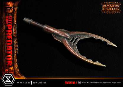Predator 2 Museum Masterline Statue 1/3 City Hunter Predator Deluxe Bonusversion 105 cm