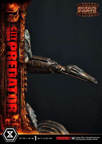 Predator 2 Museum Masterline Statue 1/3 City Hunter Predator Deluxe Bonusversion 105 cm