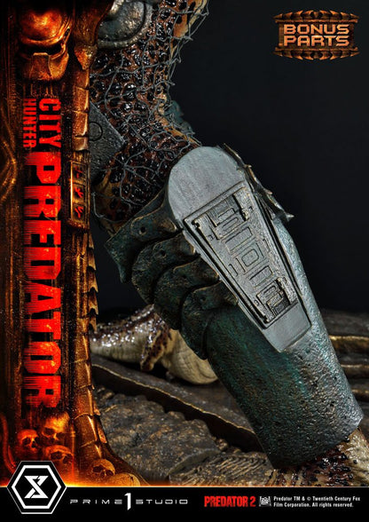 Predator 2 Museum Masterline Statue 1/3 City Hunter Predator Deluxe Bonusversion 105 cm