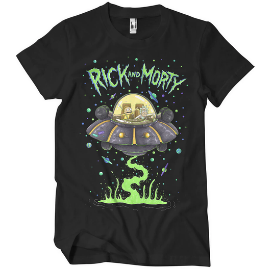 Rick und Morty Raumschiff-T-Shirt