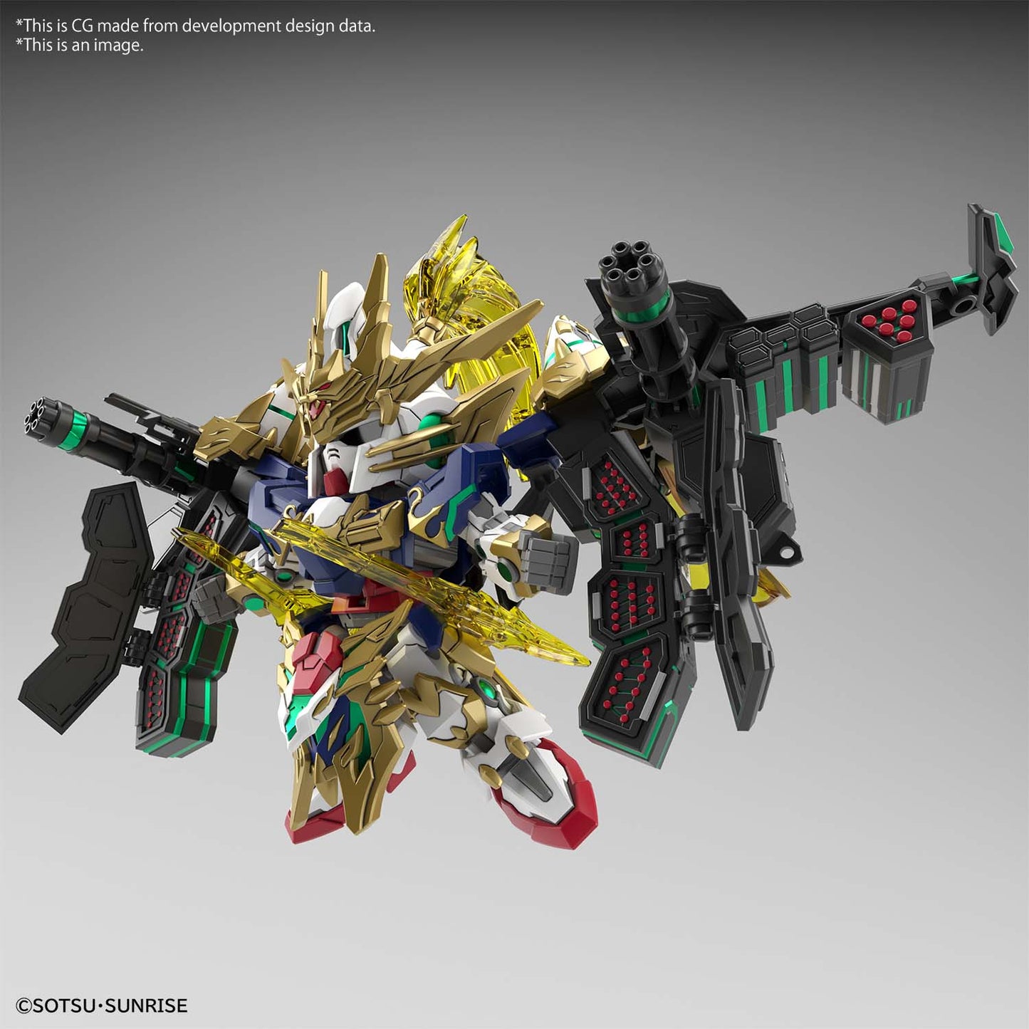 SDW Heroes Zhao Yun 00 Gundam Comm PCK