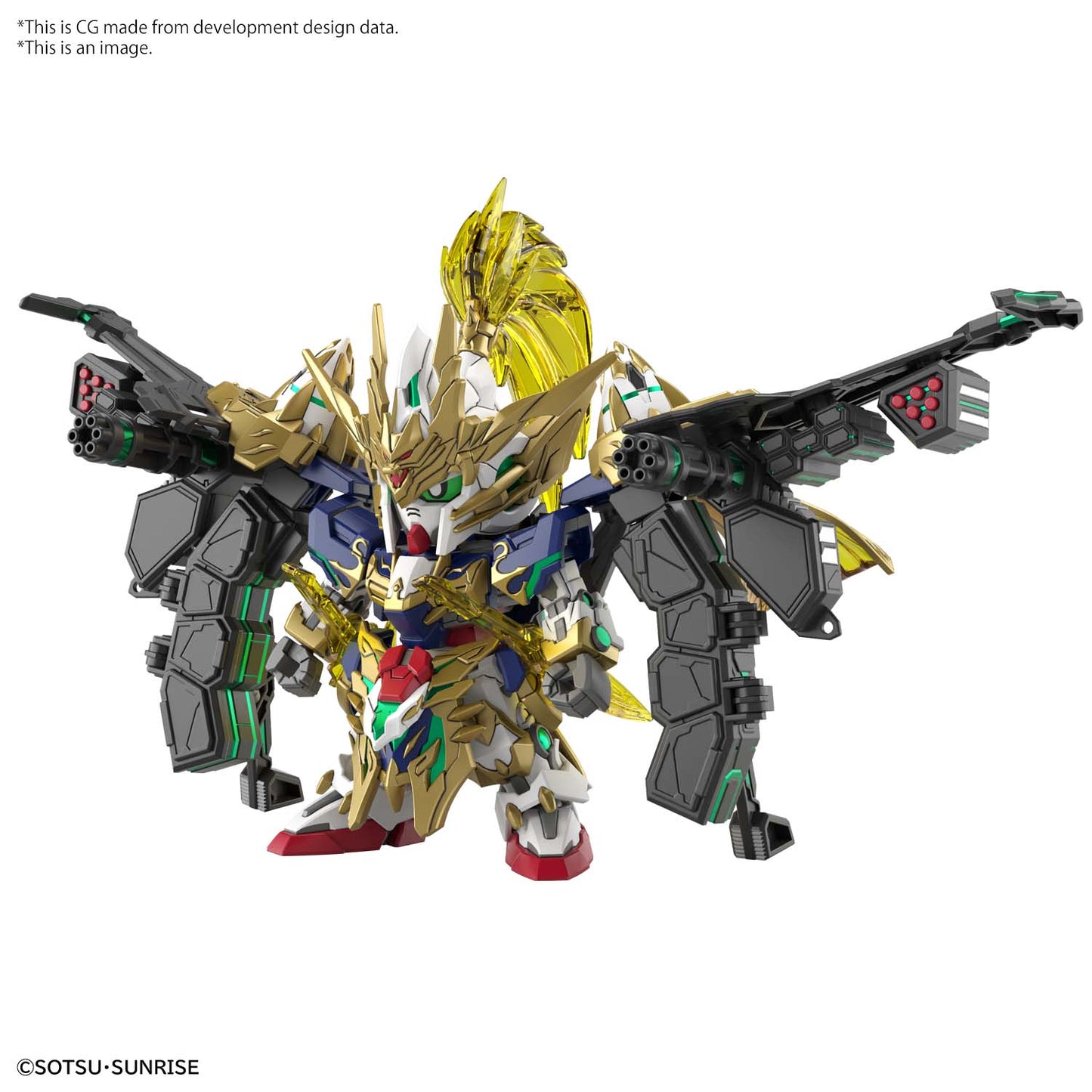 SDW Heroes Zhao Yun 00 Gundam Comm PCK