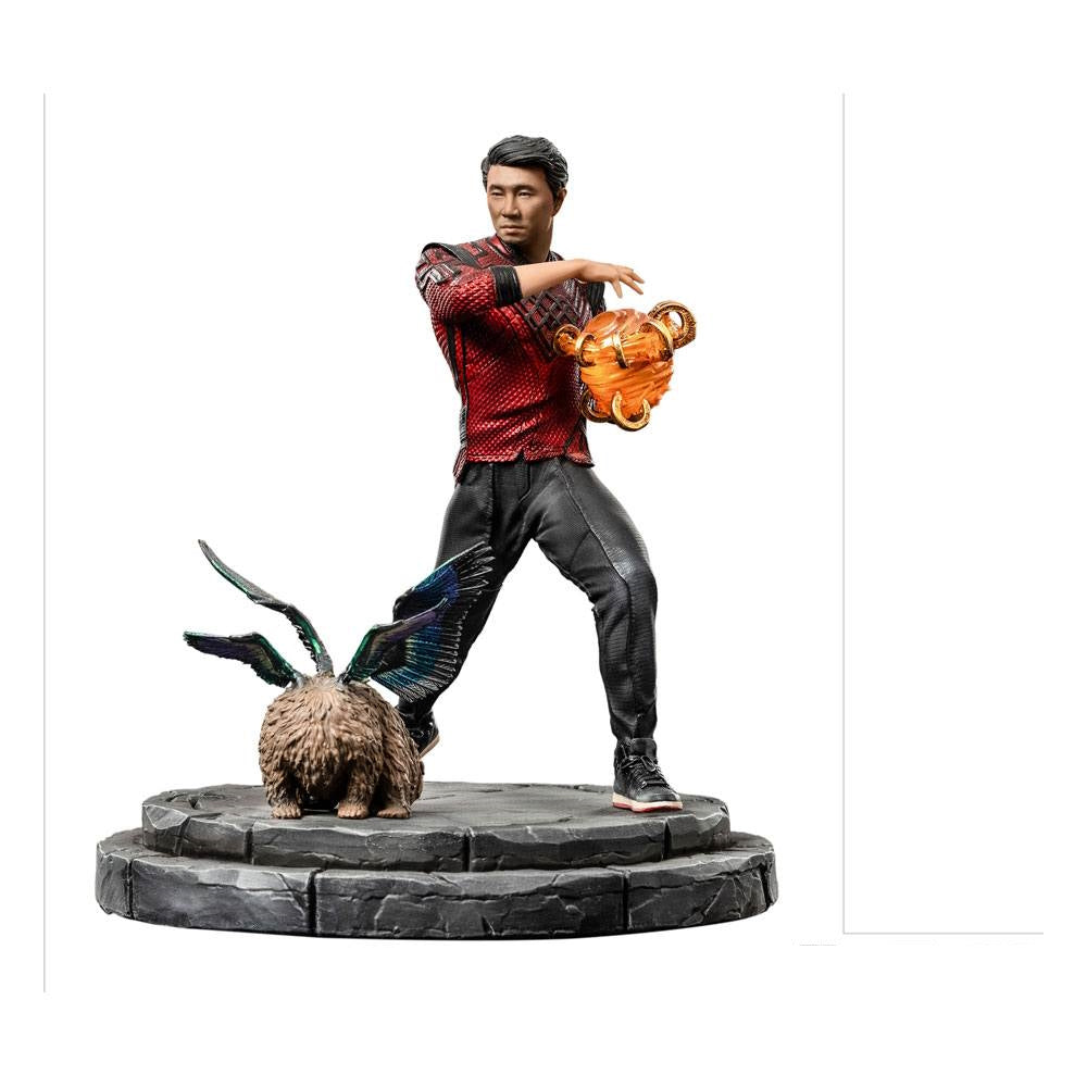 Shang-Chi and the Legend of the Ten Rings BDS Art Scale Statue 1/10 Shang-Chi &amp; Morris 19 cm