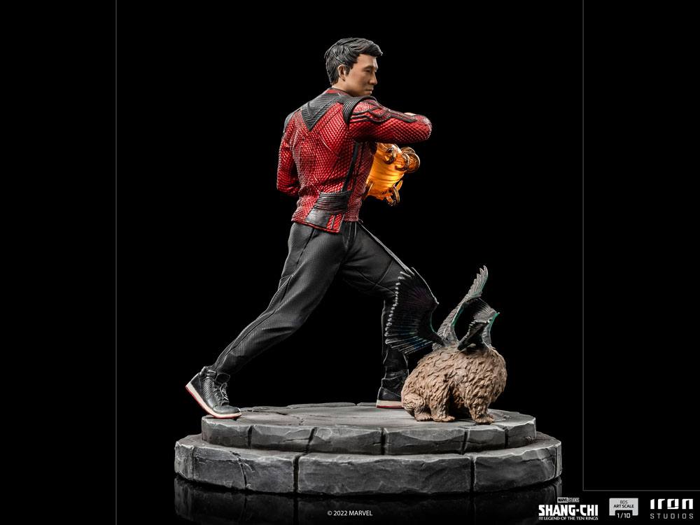 Shang-Chi and the Legend of the Ten Rings BDS Art Scale Statue 1/10 Shang-Chi &amp; Morris 19 cm