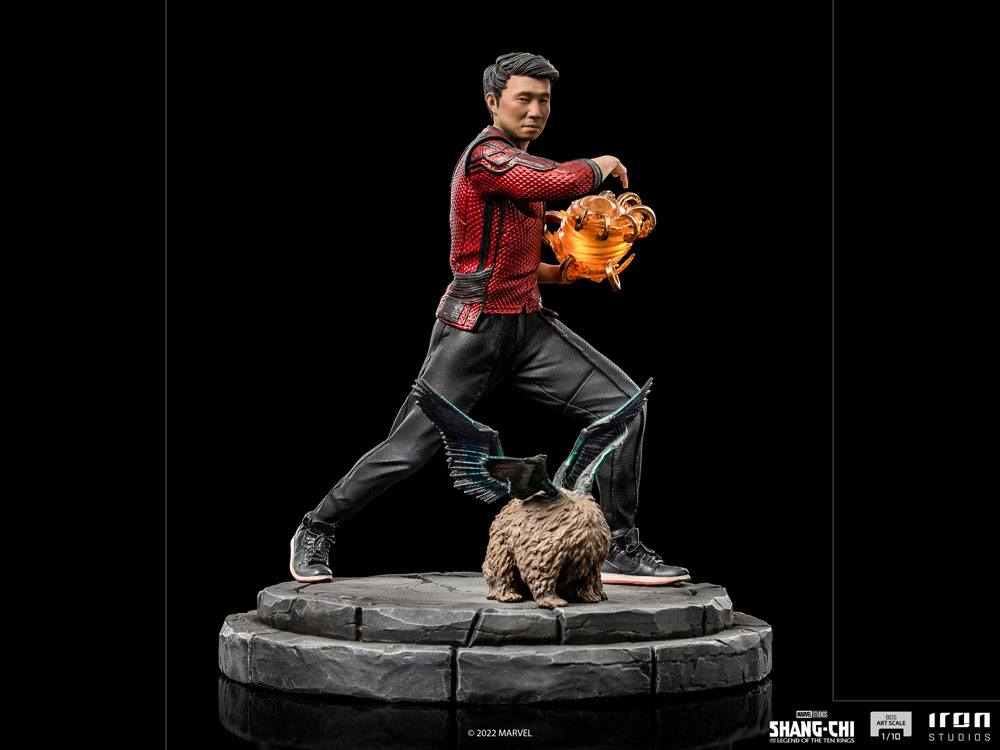 Shang-Chi and the Legend of the Ten Rings BDS Art Scale Statue 1/10 Shang-Chi &amp; Morris 19 cm