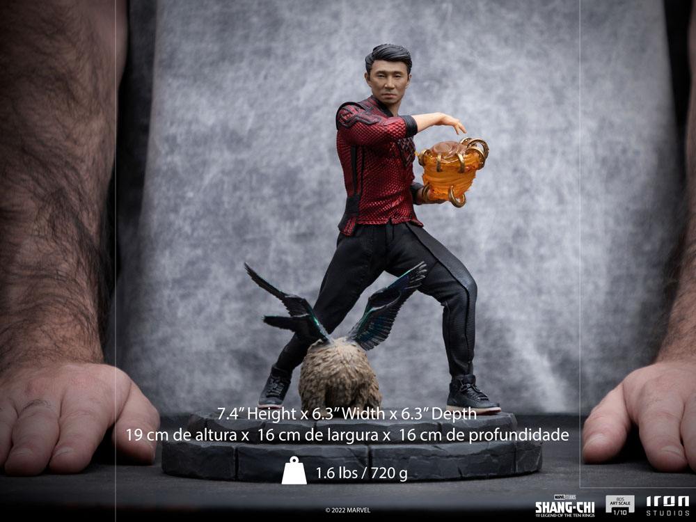 Shang-Chi and the Legend of the Ten Rings BDS Art Scale Statue 1/10 Shang-Chi &amp; Morris 19 cm
