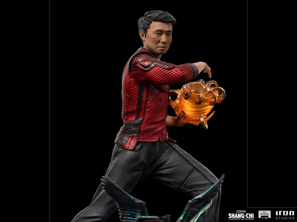 Shang-Chi and the Legend of the Ten Rings BDS Art Scale Statue 1/10 Shang-Chi &amp; Morris 19 cm