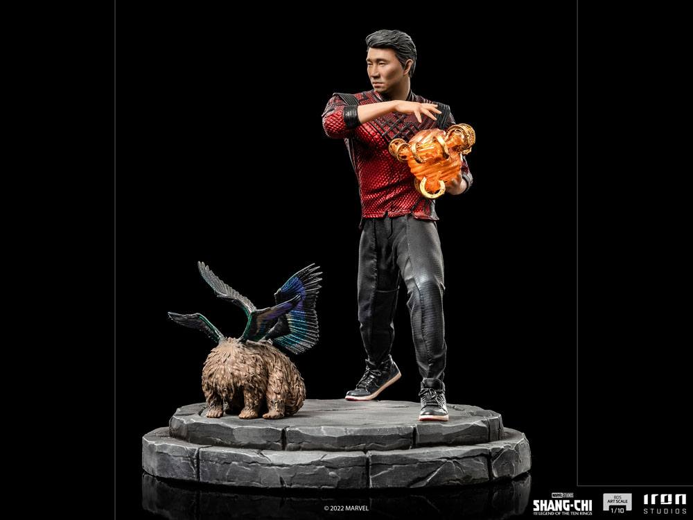 Shang-Chi and the Legend of the Ten Rings BDS Art Scale Statue 1/10 Shang-Chi &amp; Morris 19 cm