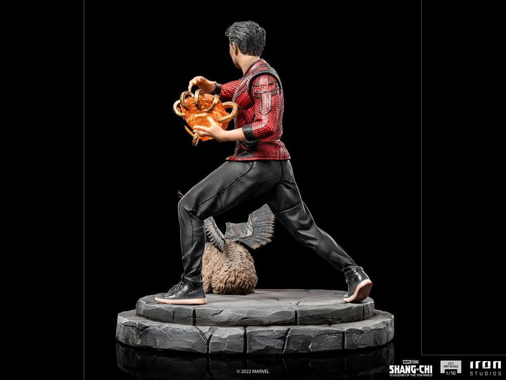Shang-Chi and the Legend of the Ten Rings BDS Art Scale Statue 1/10 Shang-Chi &amp; Morris 19 cm