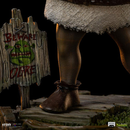 Shrek Deluxe Art Scale Statue 1/10 Shrek, Esel und der Lebkuchenmann 26 cm