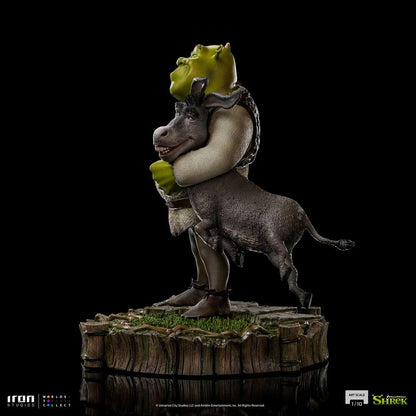 Shrek Deluxe Art Scale Statue 1/10 Shrek, Esel und der Lebkuchenmann 26 cm