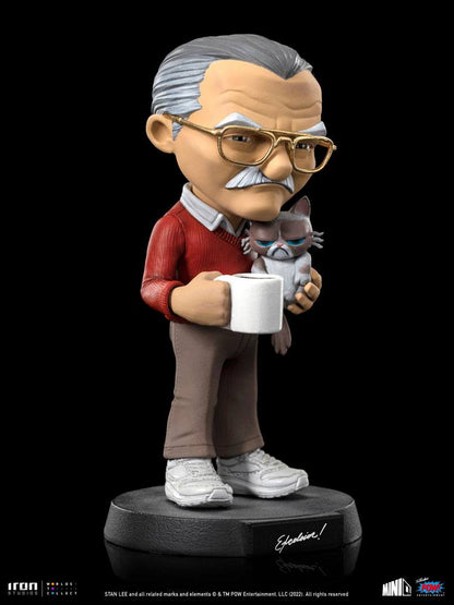 Stan Lee Mini Co. PVC Figur Stan Lee mit Grumpy Cat 14 cm