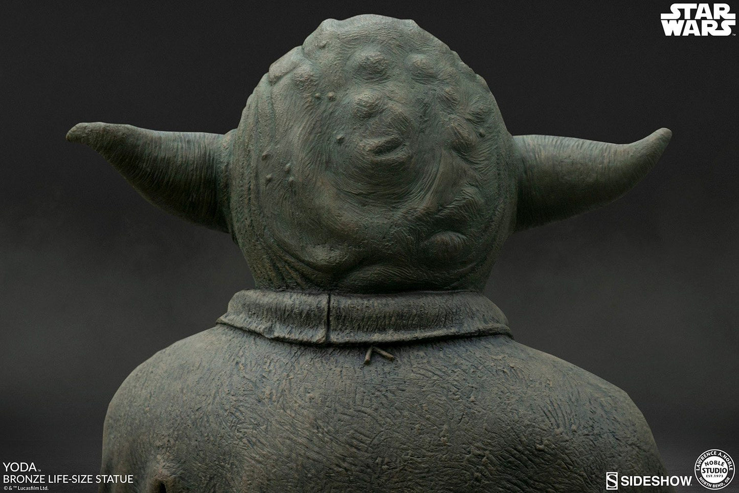 Star Wars lebensgroße Bronzestatue Yoda 79 cm