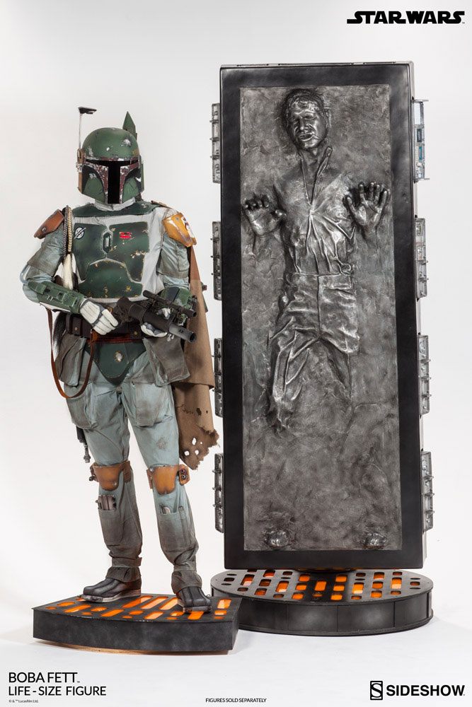 Star Wars lebensgroße Statue Boba Fett 200 cm
