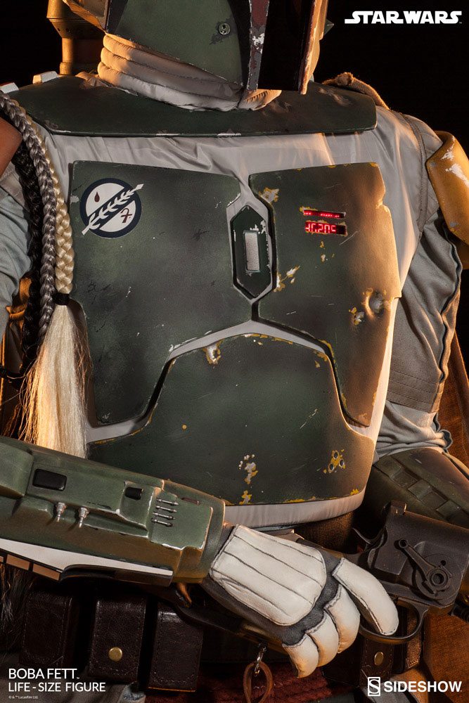 Star Wars lebensgroße Statue Boba Fett 200 cm