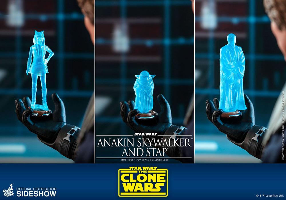 Star Wars The Clone Wars Action Figure 1/6 Anakin Skywalker & STAP 31 cm Hot Hoys