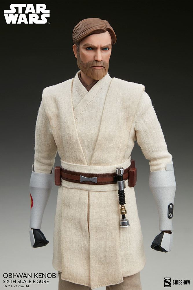 Star Wars The Clone Wars Action Figure 1/6 Obi-Wan Kenobi 30 cm