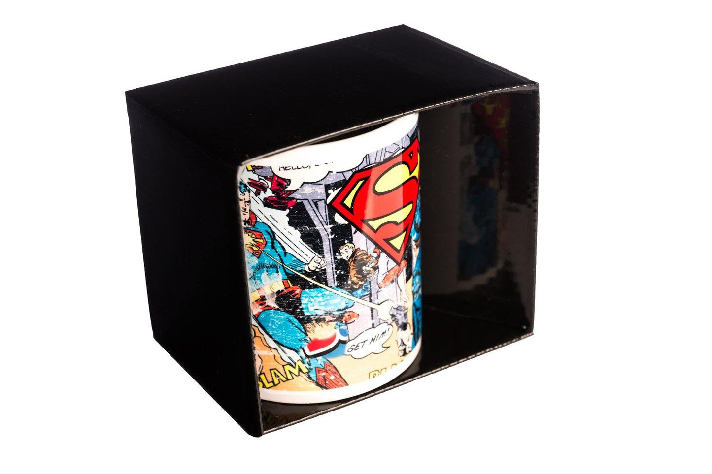 Superman Distressed Comic Strip Krus - SuperMerch.dk