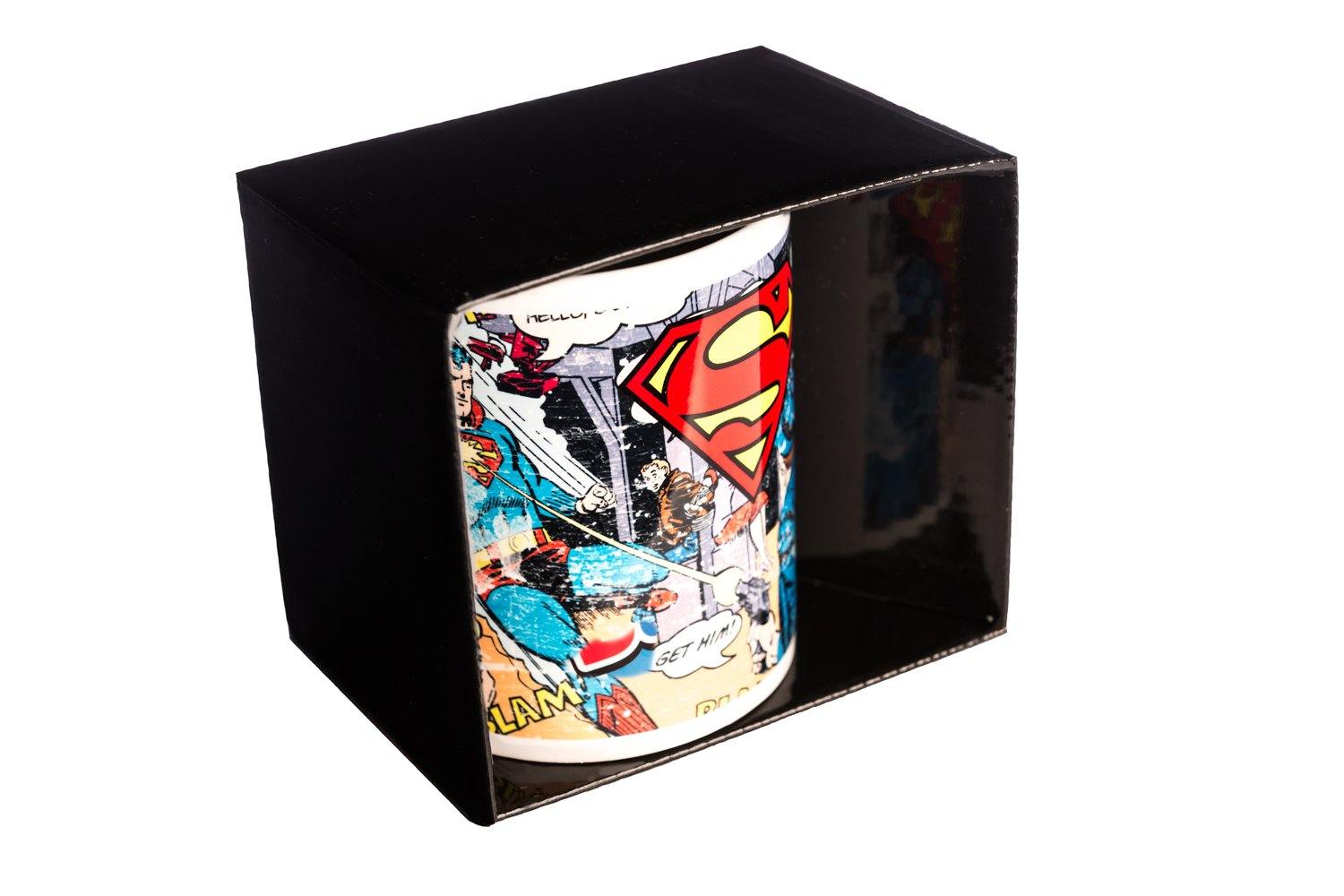Superman Distressed Comic Strip Krus - SuperMerch.dk