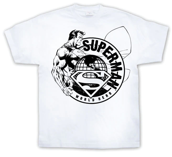 Superman World Hero Sketch T-shirt