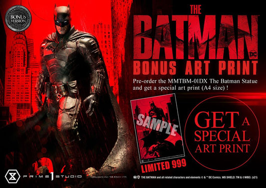 The Batman Statue 1/3 Batman Special Art Edition Bonus Deluxe Version 88 cm