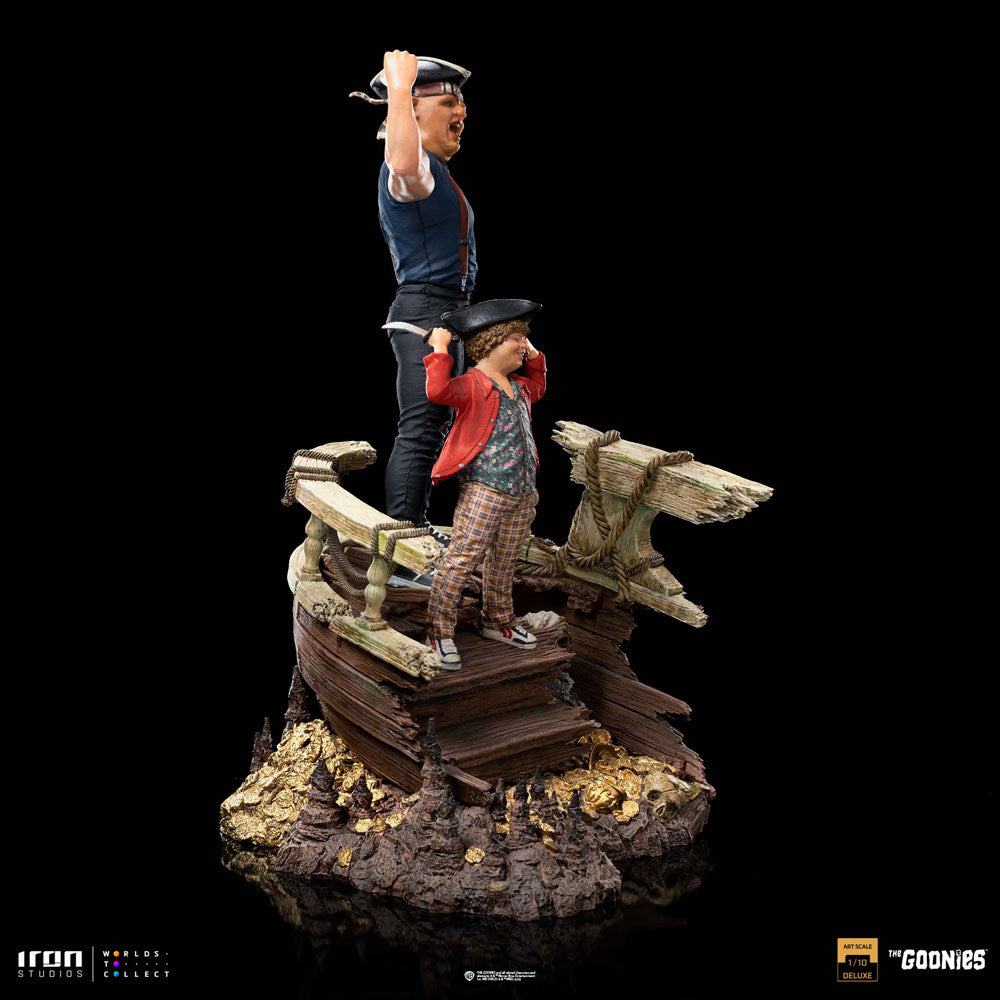The Goonies - Deluxe Art Scale Statue - 1/10 Faultier und Chunk 30 cm