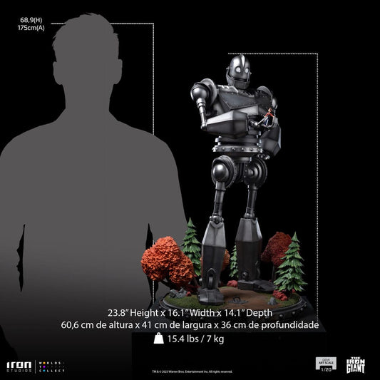 The Iron Giant Demi Art Scale Statue 1/20 Iron Giant &amp; Hogarth Hughes 60 cm
