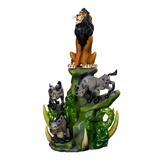 Der König der Löwen Art Scale Deluxe Statue 1/10 Scar Deluxe 31 cm