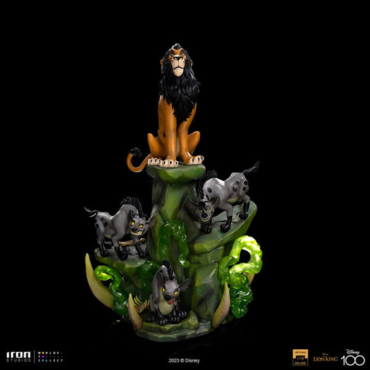 Der König der Löwen Art Scale Deluxe Statue 1/10 Scar Deluxe 31 cm