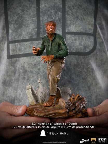 Universal Monsters Deluxe Art Scale Statue 1/10 The Wolf Man 21 cm