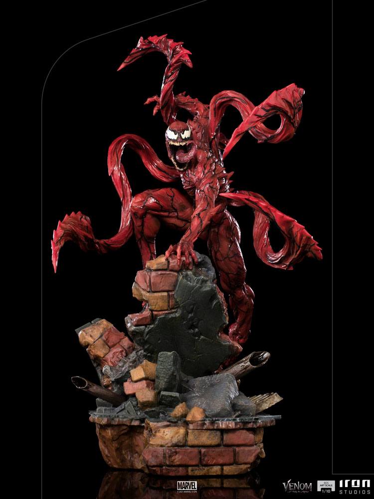 Venom: Let There Be Carnage BDS Art Scale Statue 1/10 Carnage 30 cm fuld figur set forfra