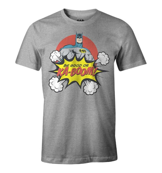 BATMAN DC COMICS T-SHIRT BE GOOD OR KABOOM - SuperMerch.dk
