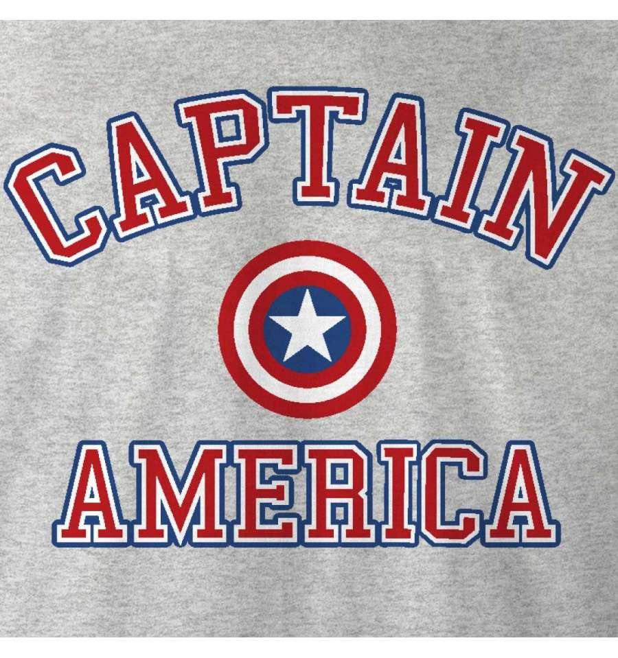CAPTAIN AMERICA MARVEL T-SHIRT BASEBALL - SuperMerch.dk