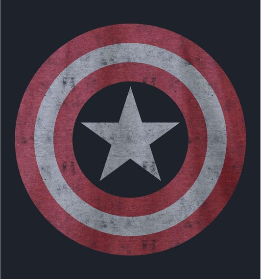 CAPTAIN AMERICA MARVEL T-SHIRT GRUNGE VINTAGE - SuperMerch.dk